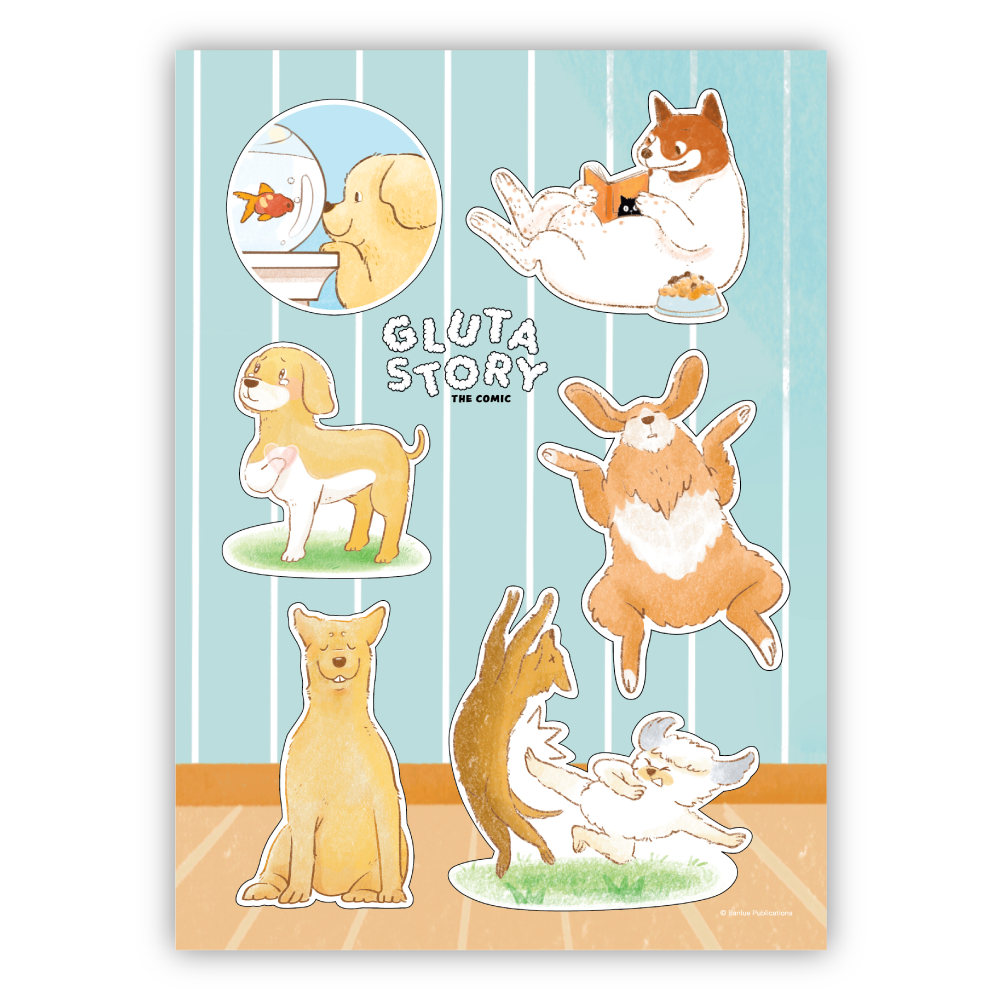 Stickter Gluta Story (5x7")