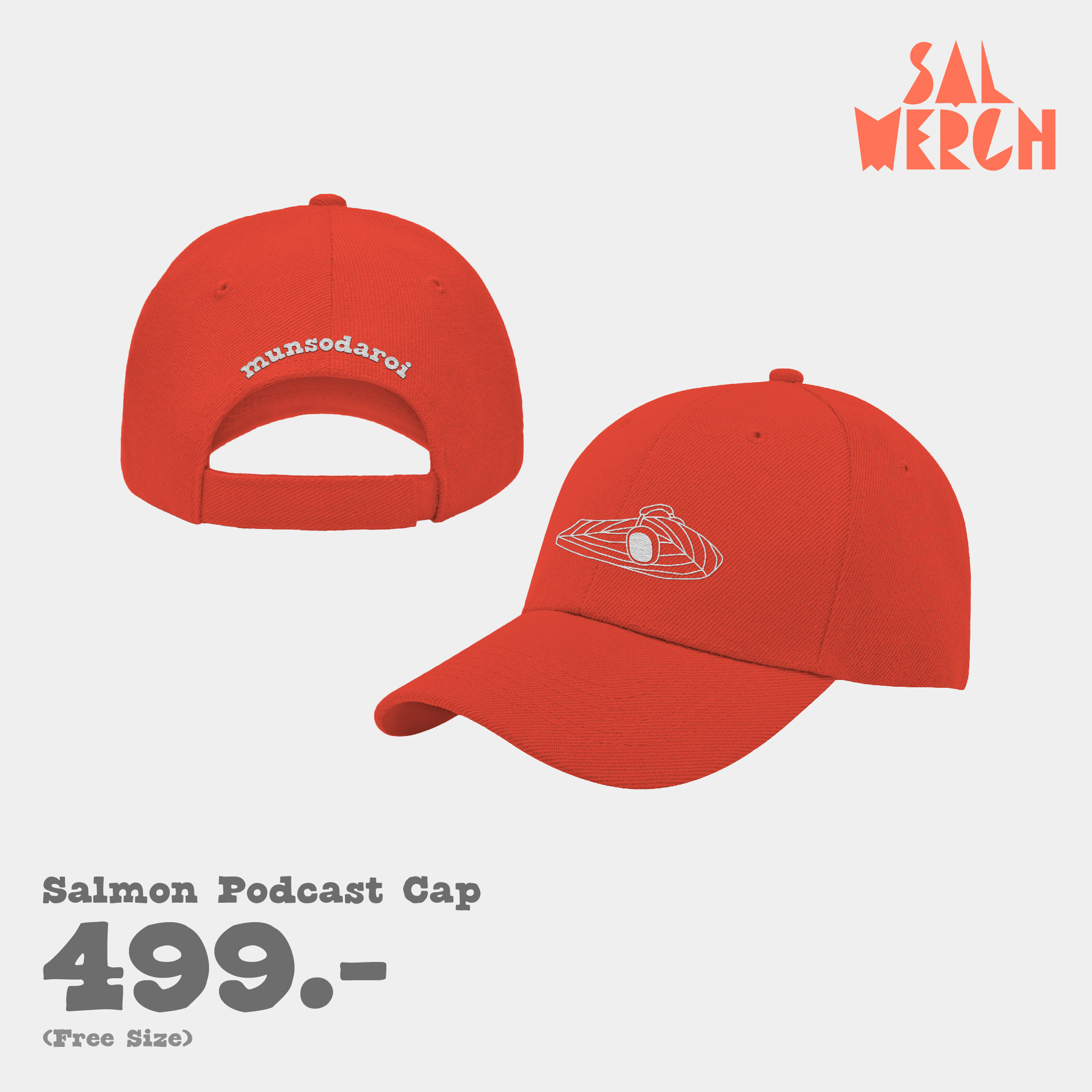 Salmon Podcast Cap