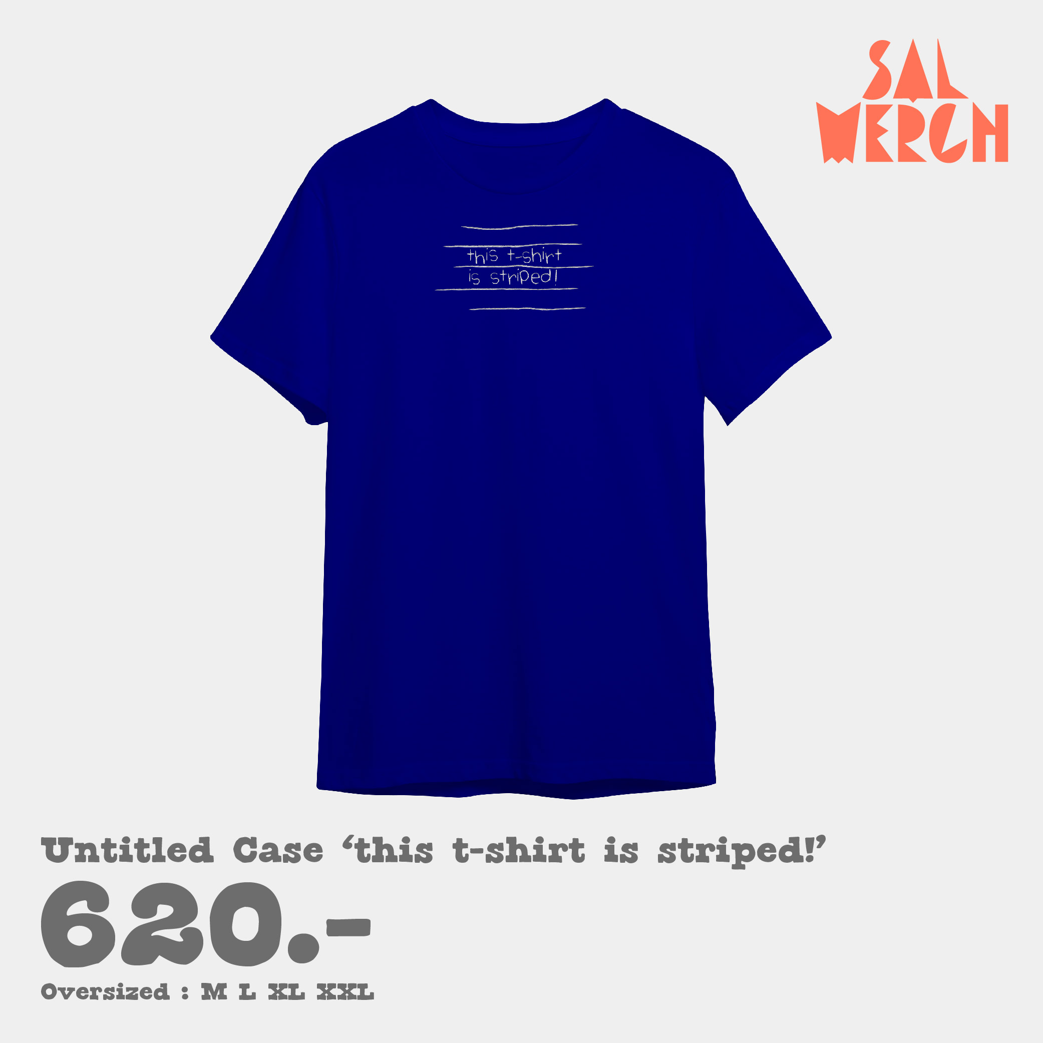 UNTITLED CASE "this t-shirt is striped" SIZE M